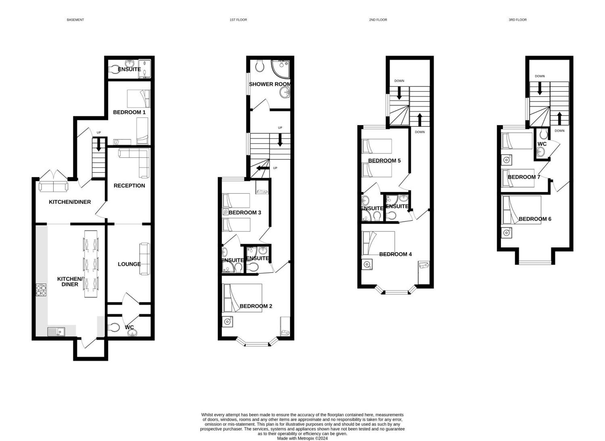 Vila 7 Bed House Hove Exteriér fotografie